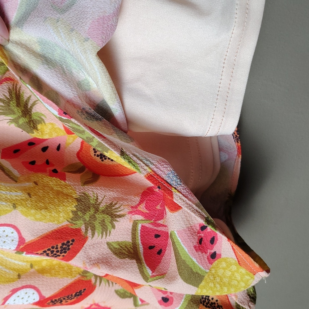 Versona Bright Colored Fruit Patterned Sleeveless… - image 7